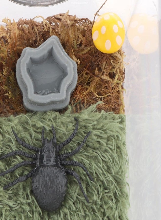 DQITJ 6 Pcs Spider Micro Water Bowl, Mini Resin Dish Tiny Bowl for Tarantula Spider Millipede Tiny Reptile (Small: 0.94" D, 0.47" H) - Image 3